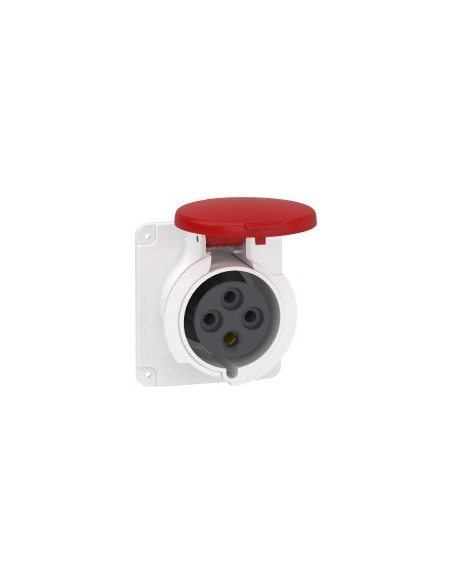 Tomada reta PratiKa 32 A IP44 3P+E 380 V