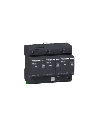 Surge Protector 3P Type 1+2 25 kA