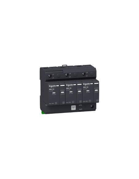 Surge Protector 3P Type 1+2 25 kA