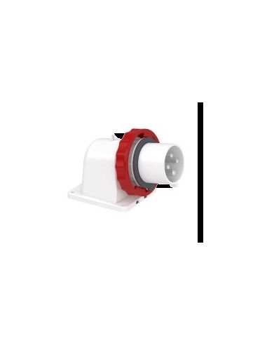 Wall Mount Plug 32 A 3P IP67 90°