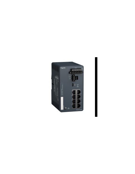 Modicon 8-port copper managed switch