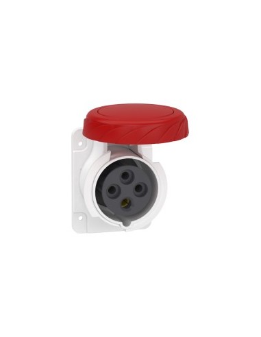 Tomada industrial 3P+E 16A reta 380...415 V