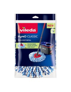 Rechange chiffon microfibre H2pro Spin Mop tête triangulaire