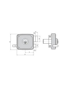 Lock 1125A 120 DCH B/Round 70mm Ilargi 2
