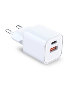 Onlex Mini Fast Charger 20W Type-C and USB White