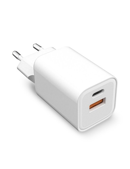 Chargeur rapide Onlex 45W Type-C et USB blanc