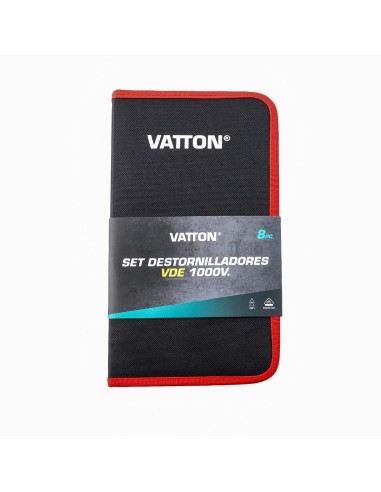 VDE 1000V Screwdriver Set Vatton 8 Pieces