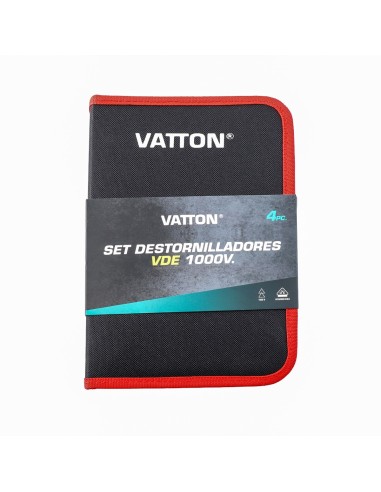 Vatton VDE 1000V Screwdriver Set 4 Pieces