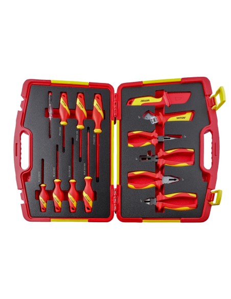 VDE 1000V Tool Set 14 Pieces Case Vatton