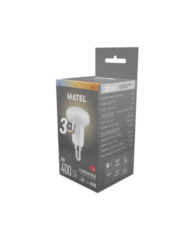 Ampoule LED Matel réflectrice R50 E14 5W 3CCT