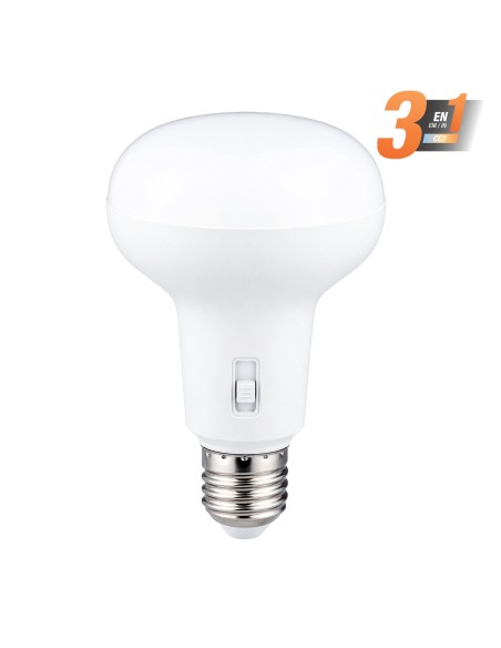 Lâmpada LED Matel refletora R80 E27 10W 3CCT