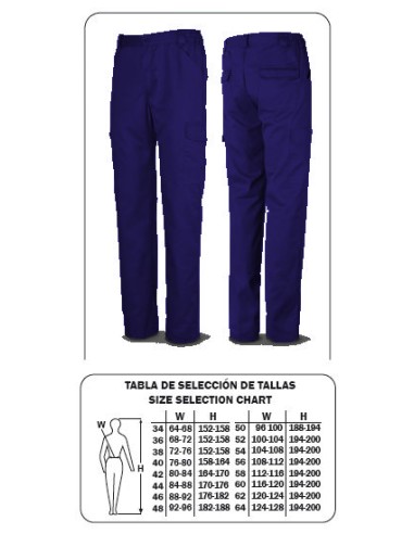 Tergal work trousers navy blue size 44