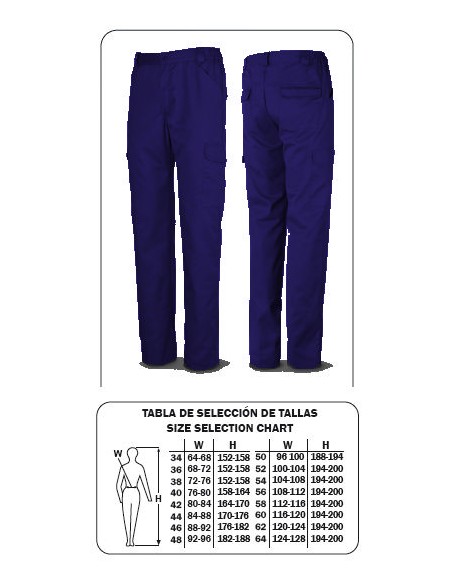 Tergal work trousers navy blue size 44