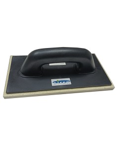 Black ABS plastic scraper with white felt 280x140x10 mm