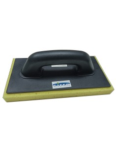 Black ABS plastic float with yellow sponge 280x140x25 mm