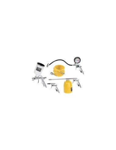 Set 5 accesorios compresor aire conexión rápida Powerplus