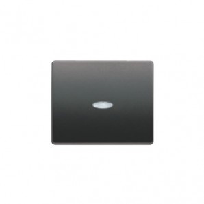 Chave de passagem iluminada antracite cosso BJC Mega 22705-ACL