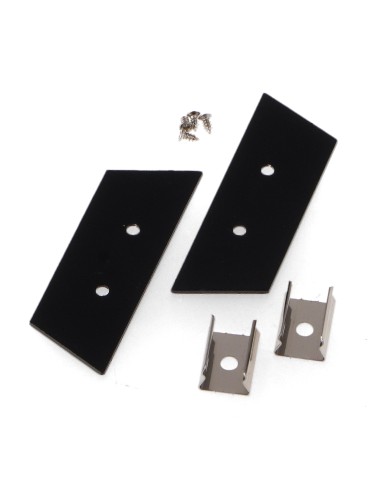 Pack 2 tampas e 2 grampos para perfil LEDME LM3831