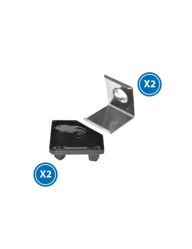 Pack 20 tappi e 2 graffe per profilo LEDME LM3728