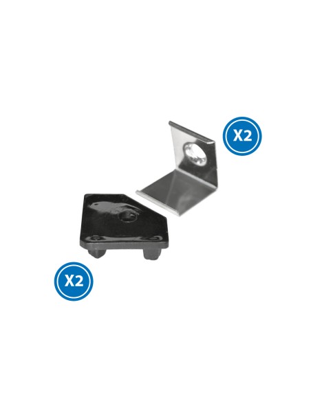 Pack 20 tappi e 2 graffe per profilo LEDME LM3728