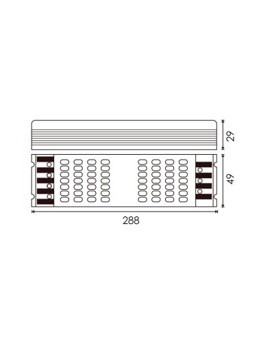 Alimentation LED dimmable Triac 150W 24Vdc