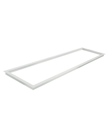 Marco de empotrar panel 60x60 blanco aluminio