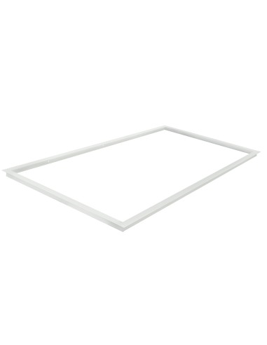 Marco de empotrar panel 60x60 blanco aluminio