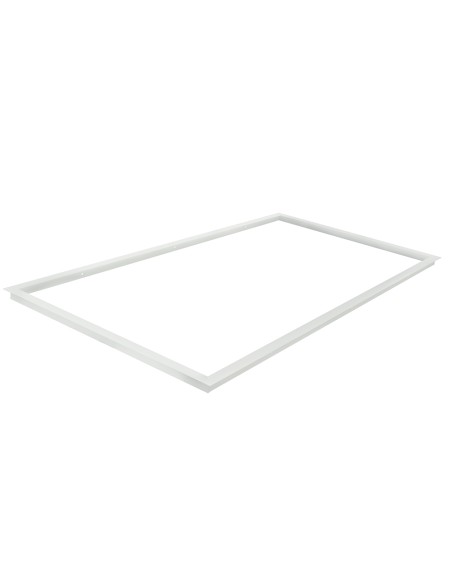 Cadre encastrable panneau 60x60 blanc aluminium