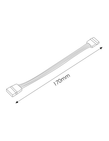 Double quick connector for SMD5050 RGB LED strip