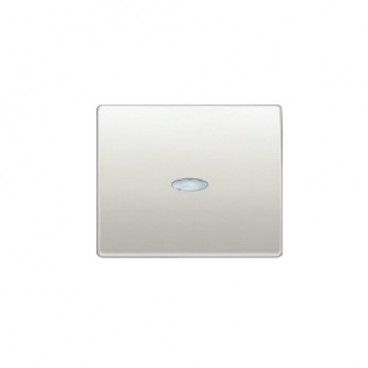 Chave interruptora crossover luminosa branca pérola BJC Mega 22705-BPL