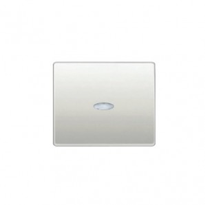 Tecla interruptor conmutador cruzamiento luminoso blanco satín BJC 22705-BSL
