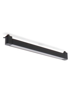 Foco LED trilho linear Dhin preto 24W 3000K