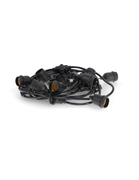 String light 10 E27 sockets 5 m outdoor IP65