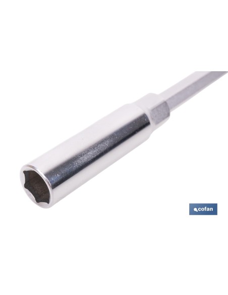 Hex socket screwdriver GripForce SW9 x 125 mm