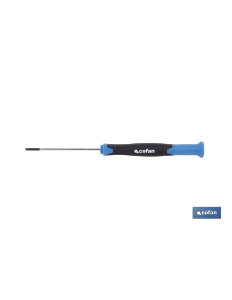 Precision flat screwdriver SL2.4 x 75 mm magnetic tip