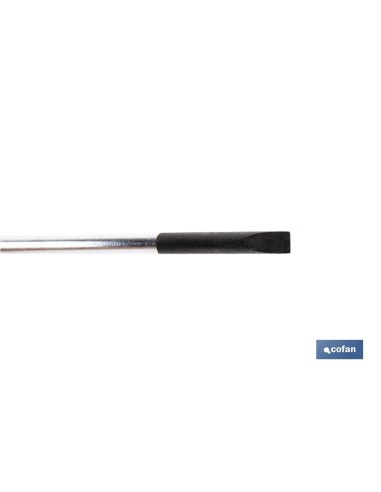 Precision flat screwdriver SL2.4 x 75 mm magnetic tip