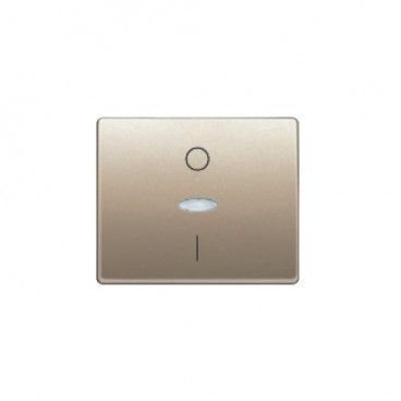 Tecla interruptor bipolar bronce niebla BJC 22708-BNL