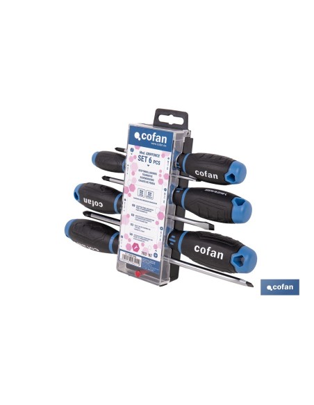GripForce SL-PH Screwdriver Display 6 pcs Magnetic Tip