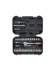 Case 38 pieces socket wrenches and bits 1/4" STHOR 58640