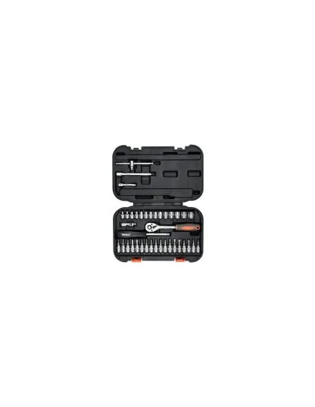 Case 38 pieces socket wrenches and bits 1/4" STHOR 58640