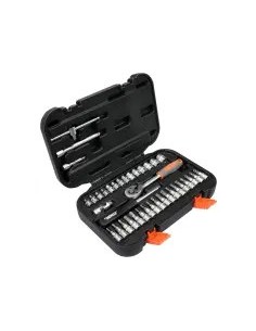 Case 38 pieces socket wrenches and bits 1/4" STHOR 58640 2