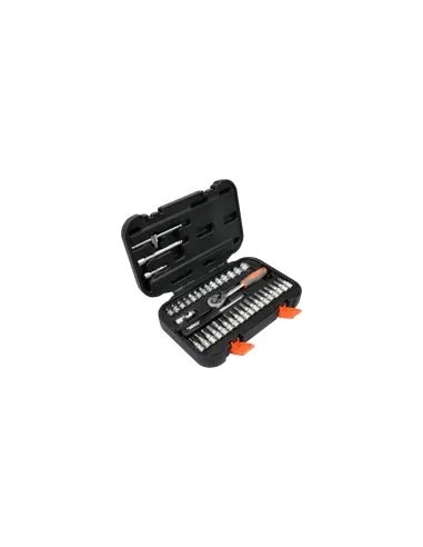 Case 38 pieces socket wrenches and bits 1/4" STHOR 58640