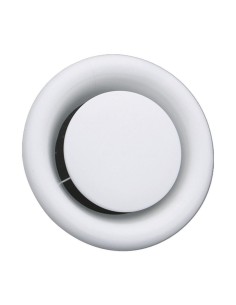S&P Round intake outlet 150 mm white