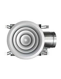 Airzone Circular isolated plenum diffuser 200 mm white