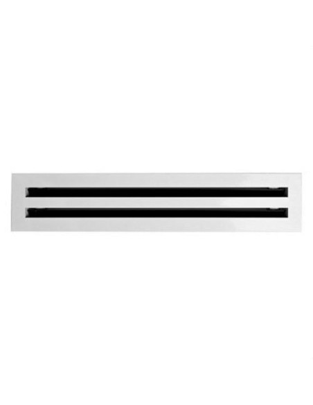 Airzone Linear 2-way diffuser 500 mm white with adjustable vanes