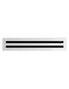 Airzone Linear diffuser 2-way 1000mm white with movable...