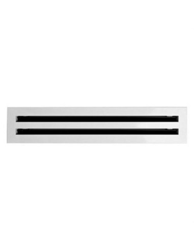 Airzone Linear diffuser 2-way 1000mm white with movable vanes