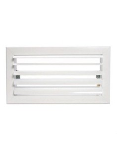 Airzone Grille de diffusion RLC 1 direction 400x100 mm blanc
