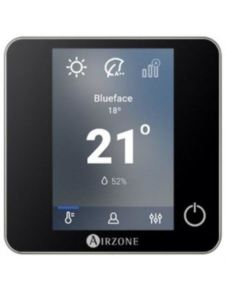 Airzone Blueface Zero Black 8Z Touchscreen Thermostat