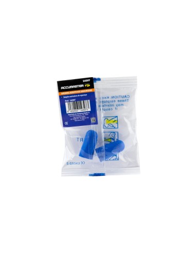 Pack de 100 bouchons d'oreilles de sécurité ACCUMASTER